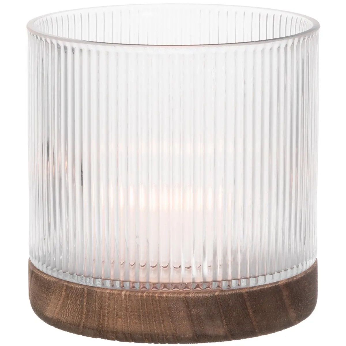 Glaslykta Vekki klar 14 cm - Ljusstakar och värmeljushållare - 6410416391717 - 0