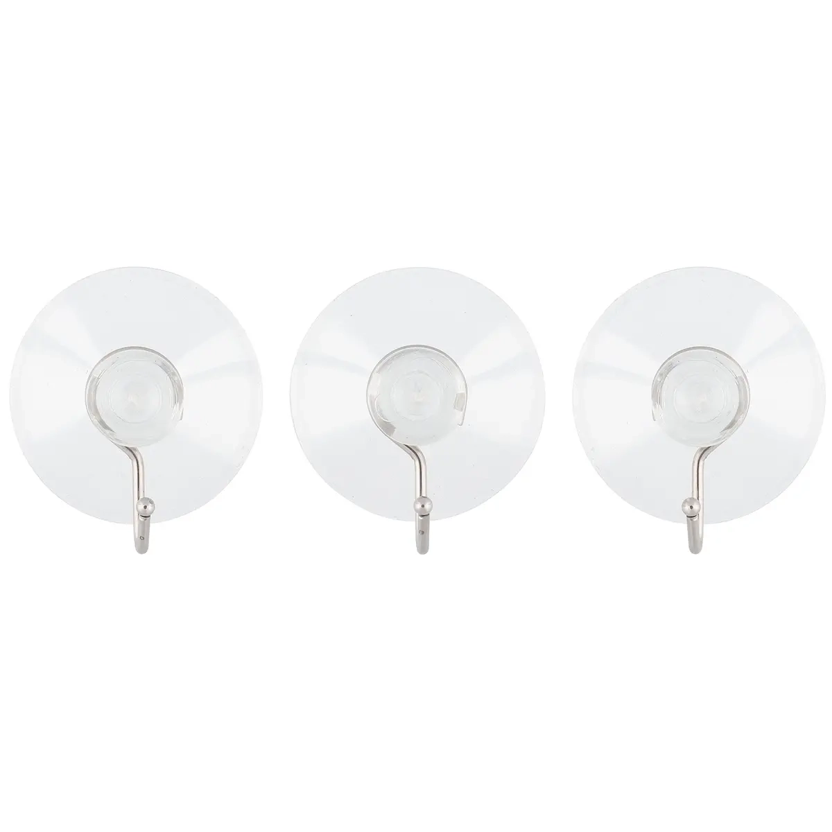 Sugkoppskrokar Tarmo 40mm 3-pack - Klädkrokar - 6410416564487 - 0
