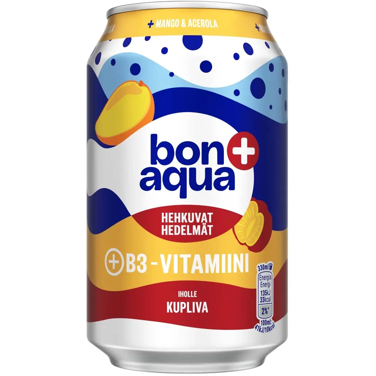 Bonaqua Glödande Frukter TLK 0,33L - Läsk - 6415600592277 - 0