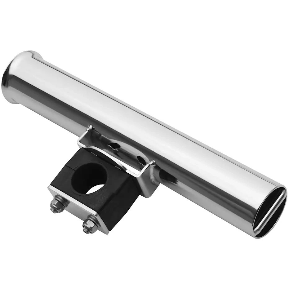 Rustfrit stål smal fiskestangholder 40 mm midterakse - Stangholdere og skinnebeslag - 6417512541565 - 0