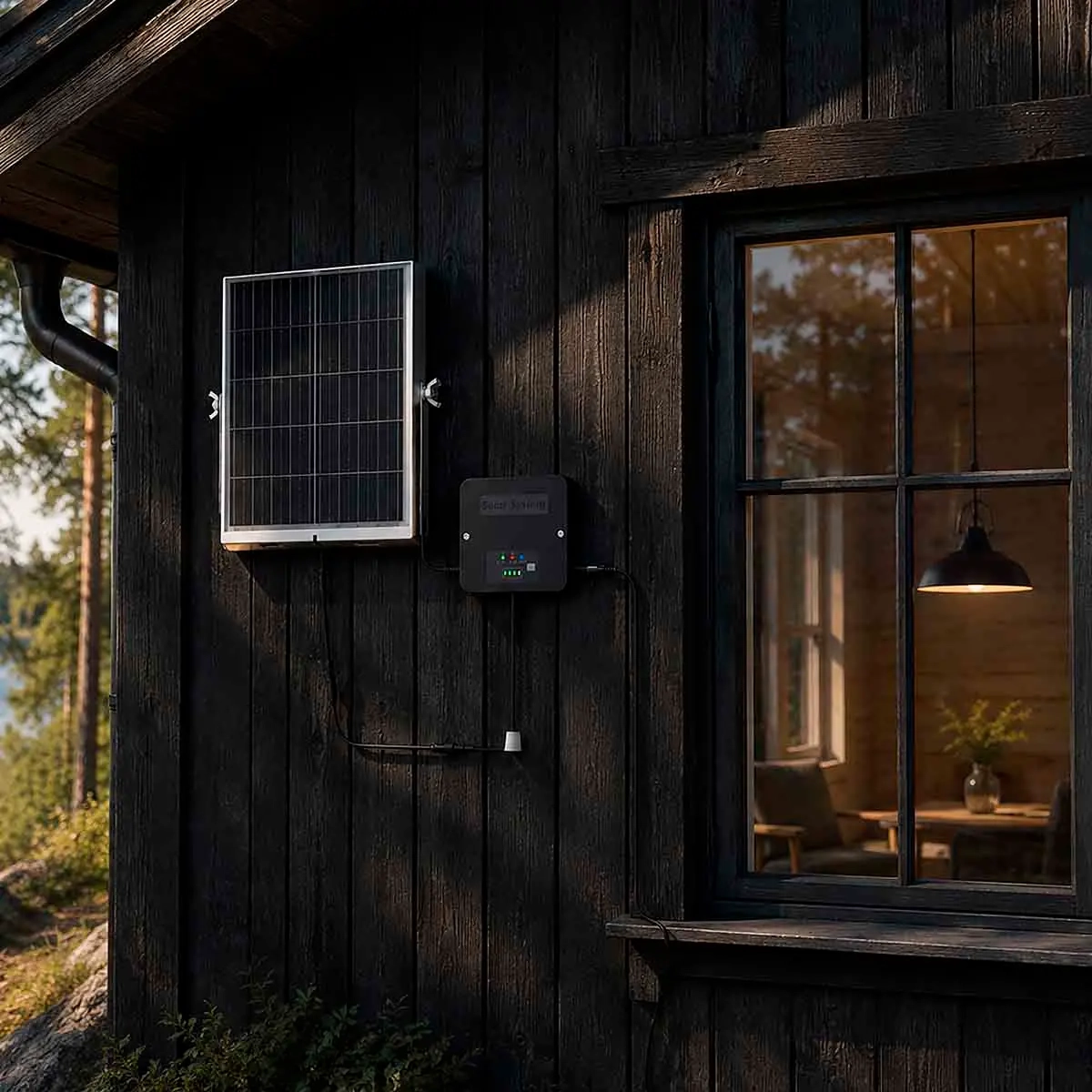 Solcellsdrivna pendellampor Solar Luma 2 × 600 lm - Solcellslampor - 6418536038017 - 1