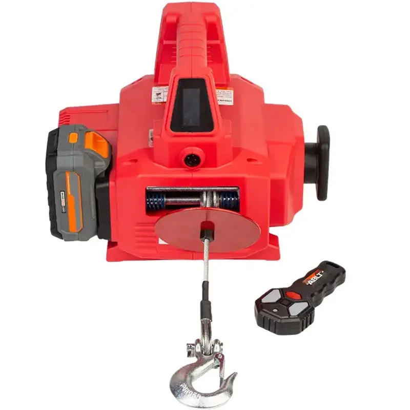 Batteridriven vajervinsch 450 kg - Vinschar och bogstöd till båtsläp - 6430079601947 - 3