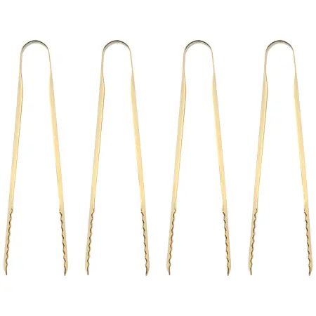 Serveringstång 15 cm guld Maku 4 st - Stekspadar, kökstånger och köttklubbor - 6410416570792 - 0