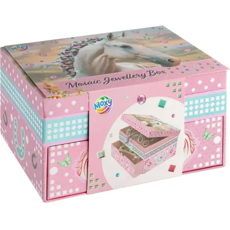 Dekorerbar smyckeskrin Hästar 21 × 16 × 12 cm - Förvaring för kosmetika - 8715427166681 - 0