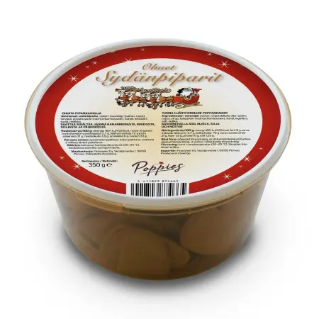 Hjärtkakor 350g Poppies - Choklad och praliner - 5411823874665 - 0