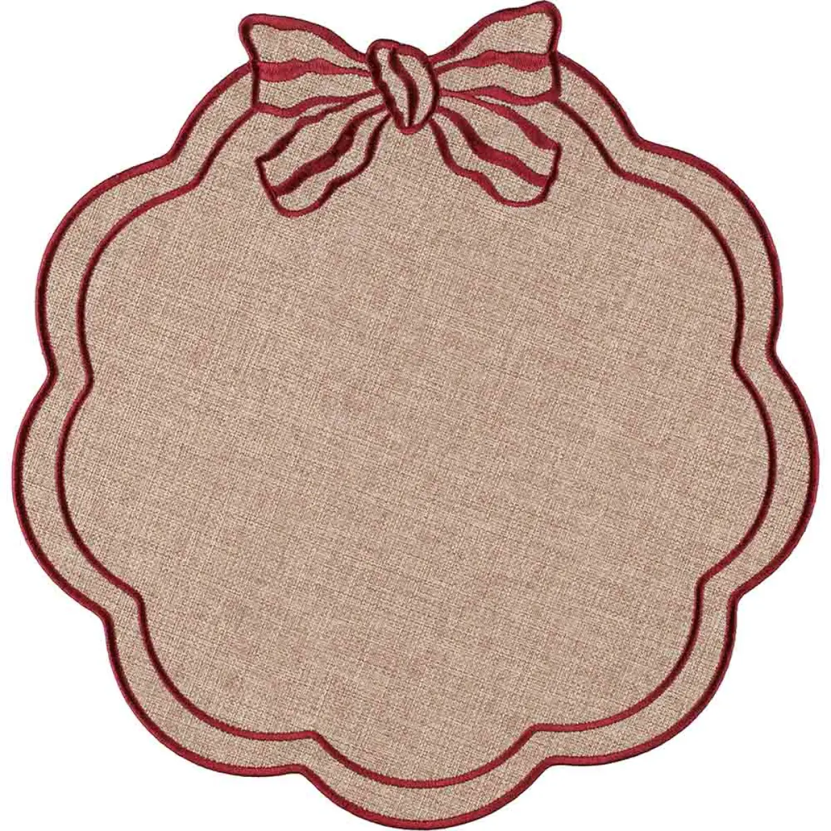 Tablet Rosett 38 cm - Jultextilier och accessoarer - 6410416577715 - 0
