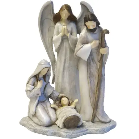 Julkrubba Staty 21cm - Dekorationsföremål - 6416906818184 - 0