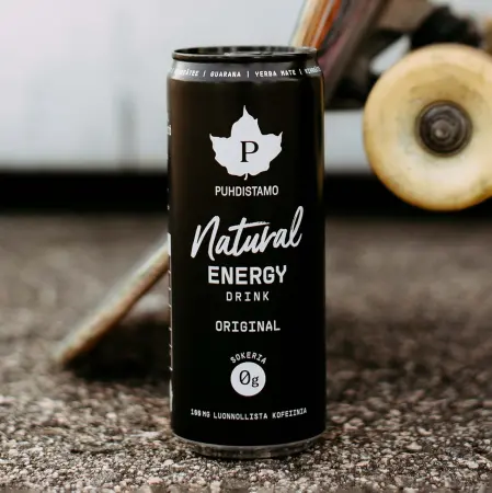 Natural Energy Drink Original 330ml Pureness - Energidrycker - 6430039223332 - 1