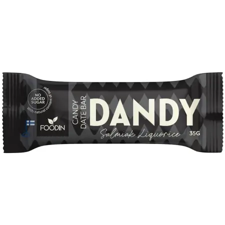 Dandy Candy Dates bar Salmiak Liquor = Dandy Candy Dates bar Salmiaklikör - Delikatesser och drycker - 6430048239829 - 0