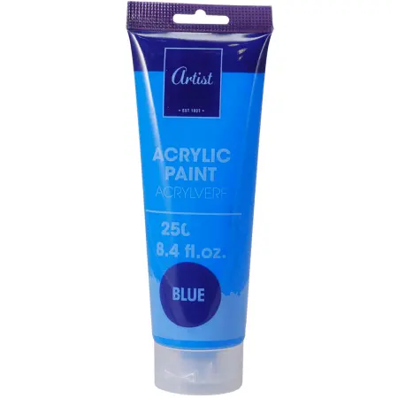 Akrylfärg Artist 250ml sortiment - Färger, paletter och målarverktyg - 8721037981453 - 1