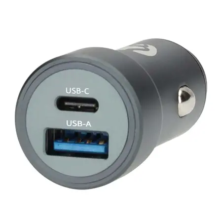 Billaddare Nedis USB-C + USB-A 48W - Cigarettändaruttag och laddare - 5412810473724 - 0