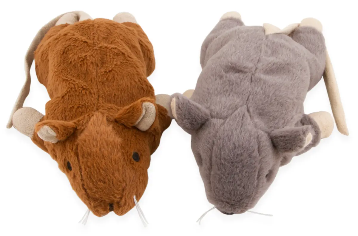 Ko-udfyldt bamse Max 30cm med piv - Hundelegetøj og aktivering - 5700551154874 - 0