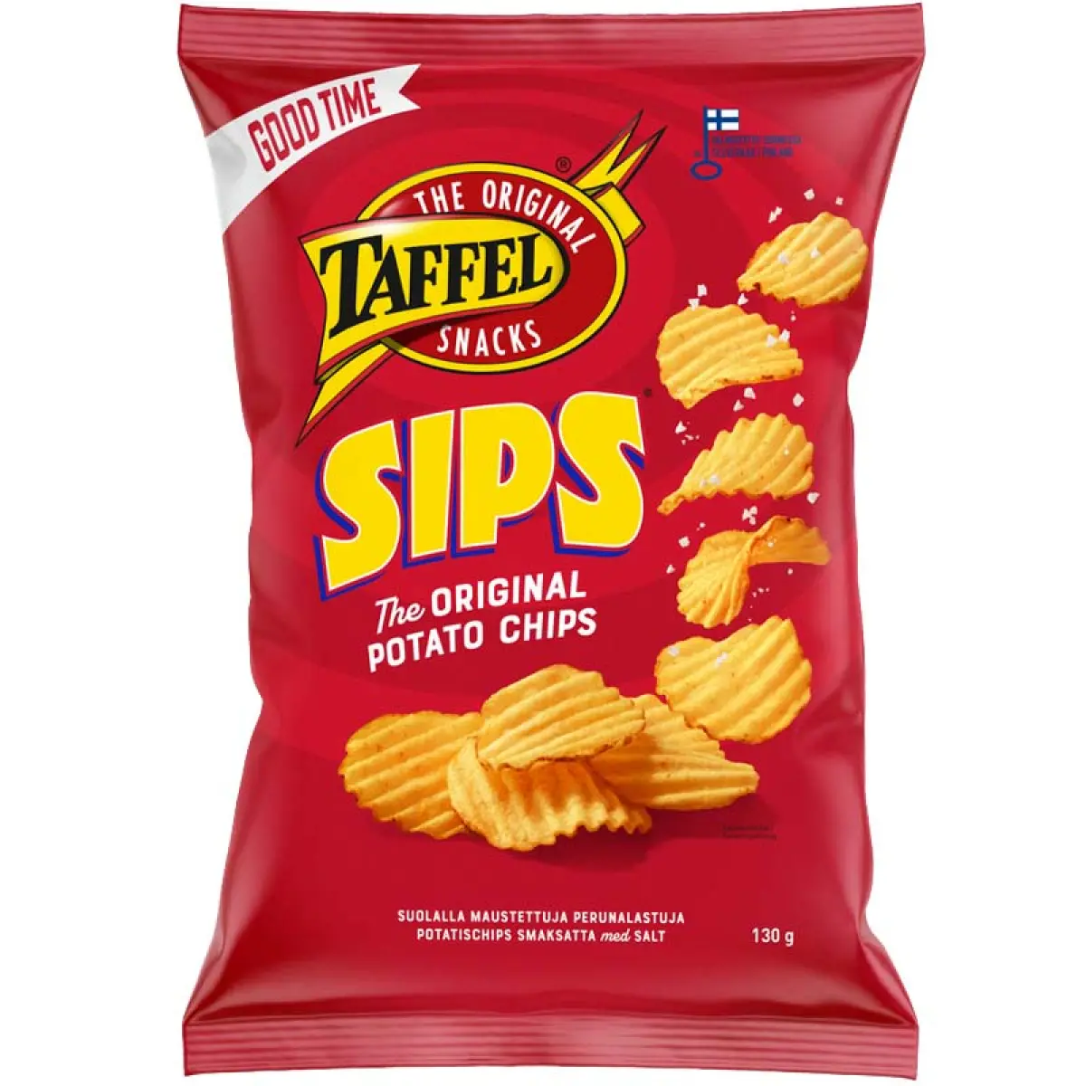 Taffel Original Chips 130g - Kiks - 6410380052249 - 0