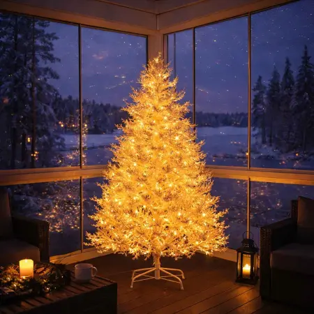 Julgran vit 150 cm 160 LED - Julgranar - 6410416508634 - 1