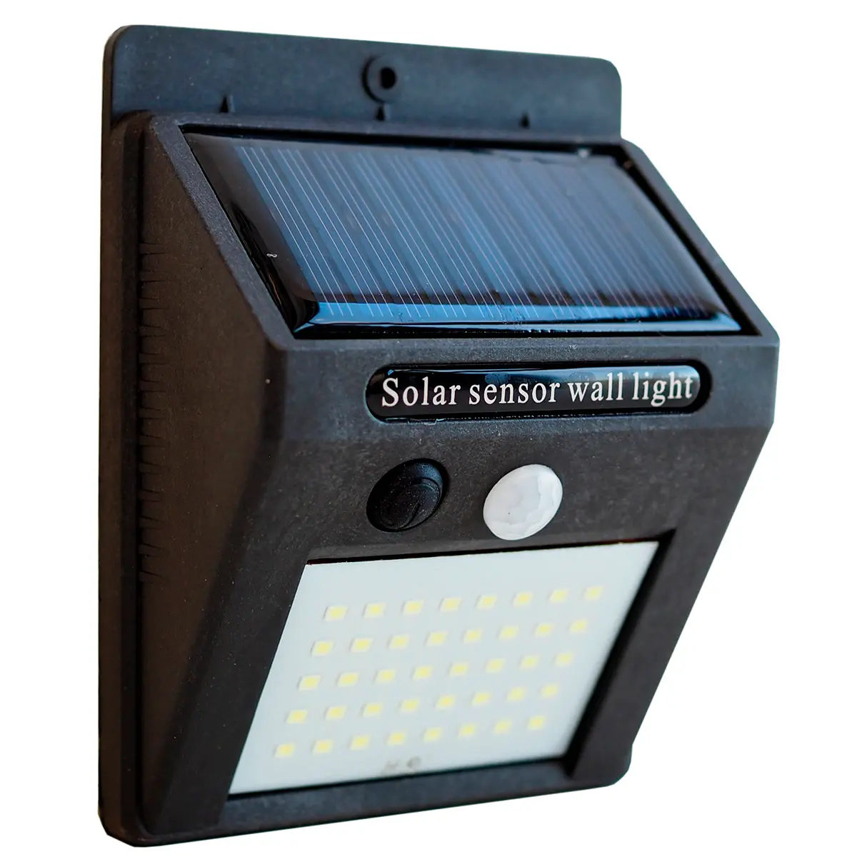 Vägglampa LED Solar med rörelsesensor - Rörelsesensorlampor för utomhusbruk - 6418536010518 - 0