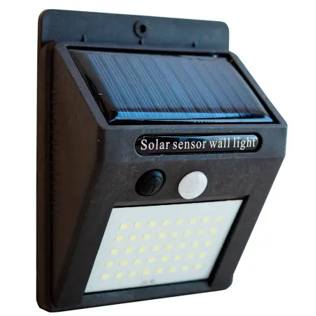 Væglampe LED Solar med bevægelsessensor - Lamper med bevægelsesdetektor - 6418536010518 - 0