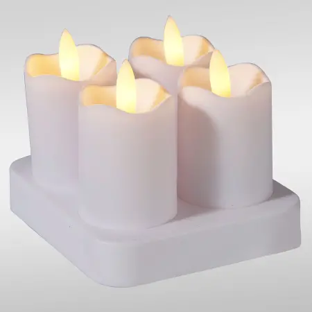 Uppladdningsbara LED-ljus 53 mm 4-pack - Led-ljus - 8721461153501 - 0