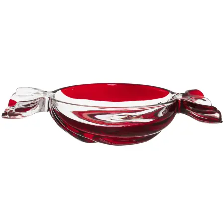 Skål Candy 26x15 cm stribet glas - Ornamenter - 6410416579948 - 1