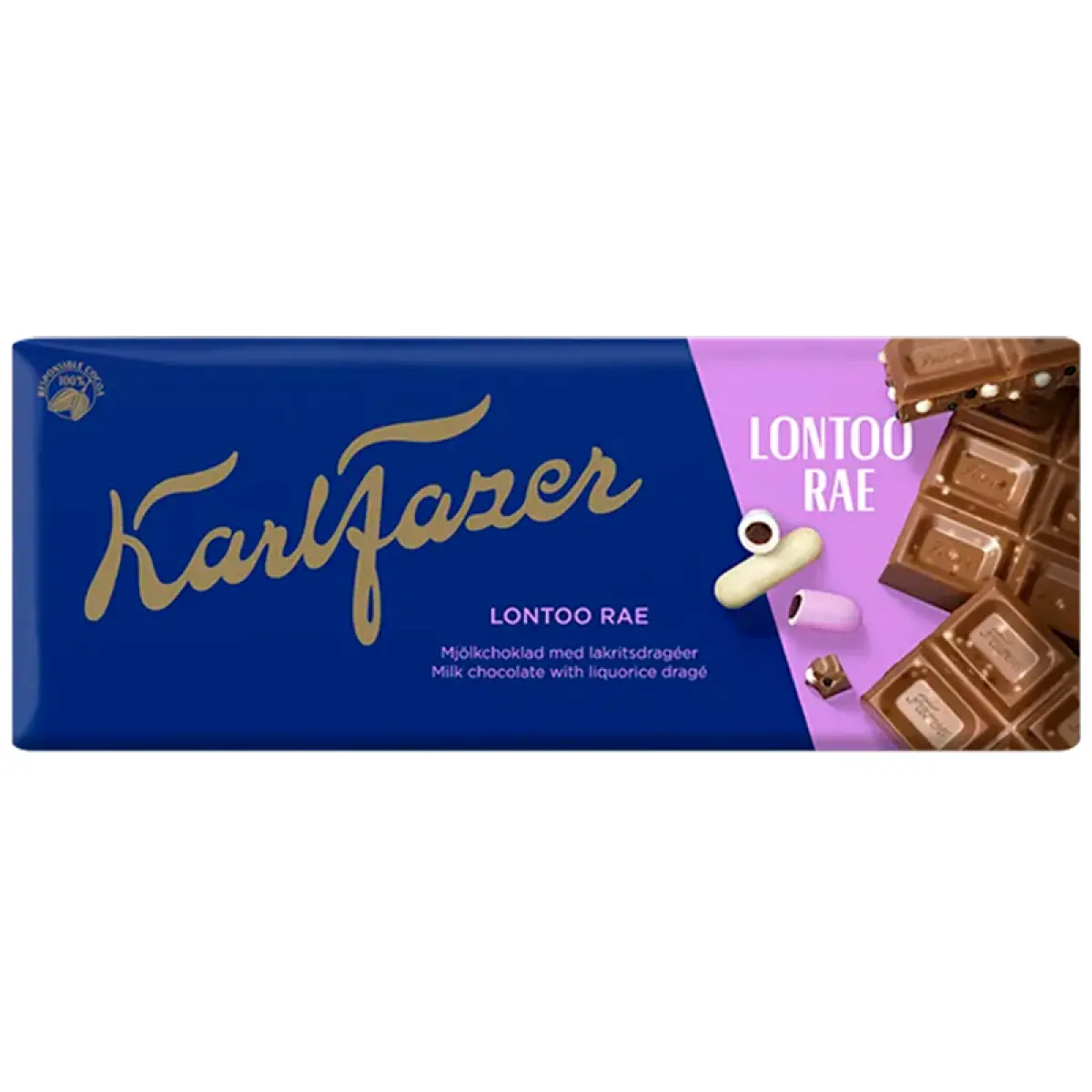 Fazer chokladkaka London Rae 180g - Choklad och praliner - 6416453014398 - 0