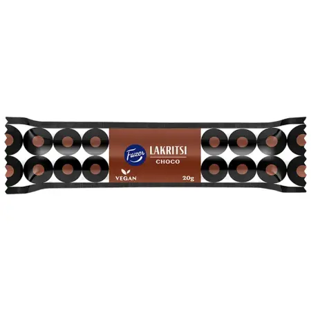 Fazer lakrids chokolade stang 20g 30stk - Slikbarer - 6416453976733 - 1