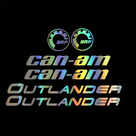 Tarrasarja Can-Am Outlander holografinen 6-os 18cm - Skärm och stylingdelar till ATV - 6438471339581 - 1