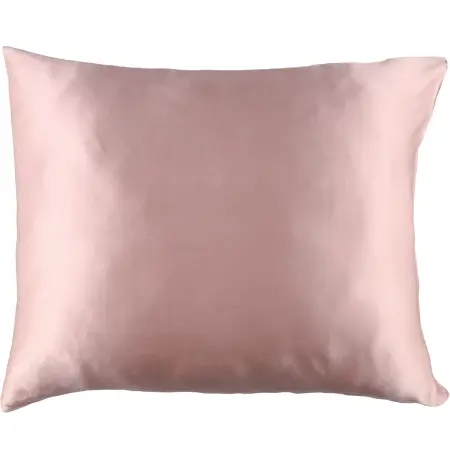 Pudebetræk Silk 50x60 cm lyserød - Velvære og personligt tilbehør - 6410416360034 - 0