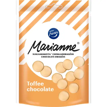 Marianne Toffee chokolade med stykker 150g - Slikposer - 6416453040557 - 0