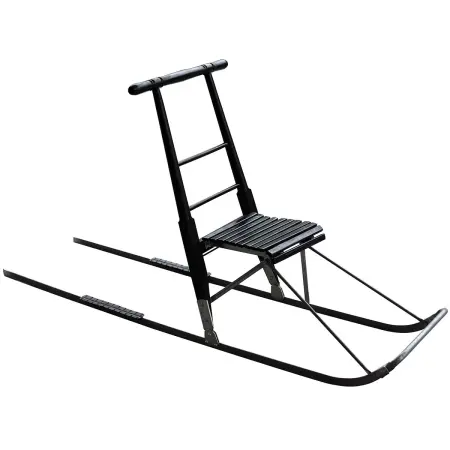 Sparkkälke svart 150cm - Pulkor och sparkkälken - 6418536009864 - 0