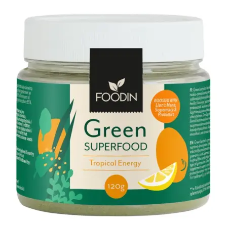 Green Superfood Energy Tropical 120g - Vitaminer och pulver - 6430048235043 - 0