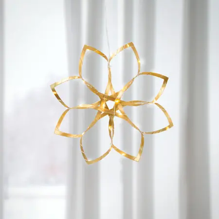 Airam dekorationsbelysning Blomma guld 30led - Dekorationsbelysning - 6435200306784 - 1