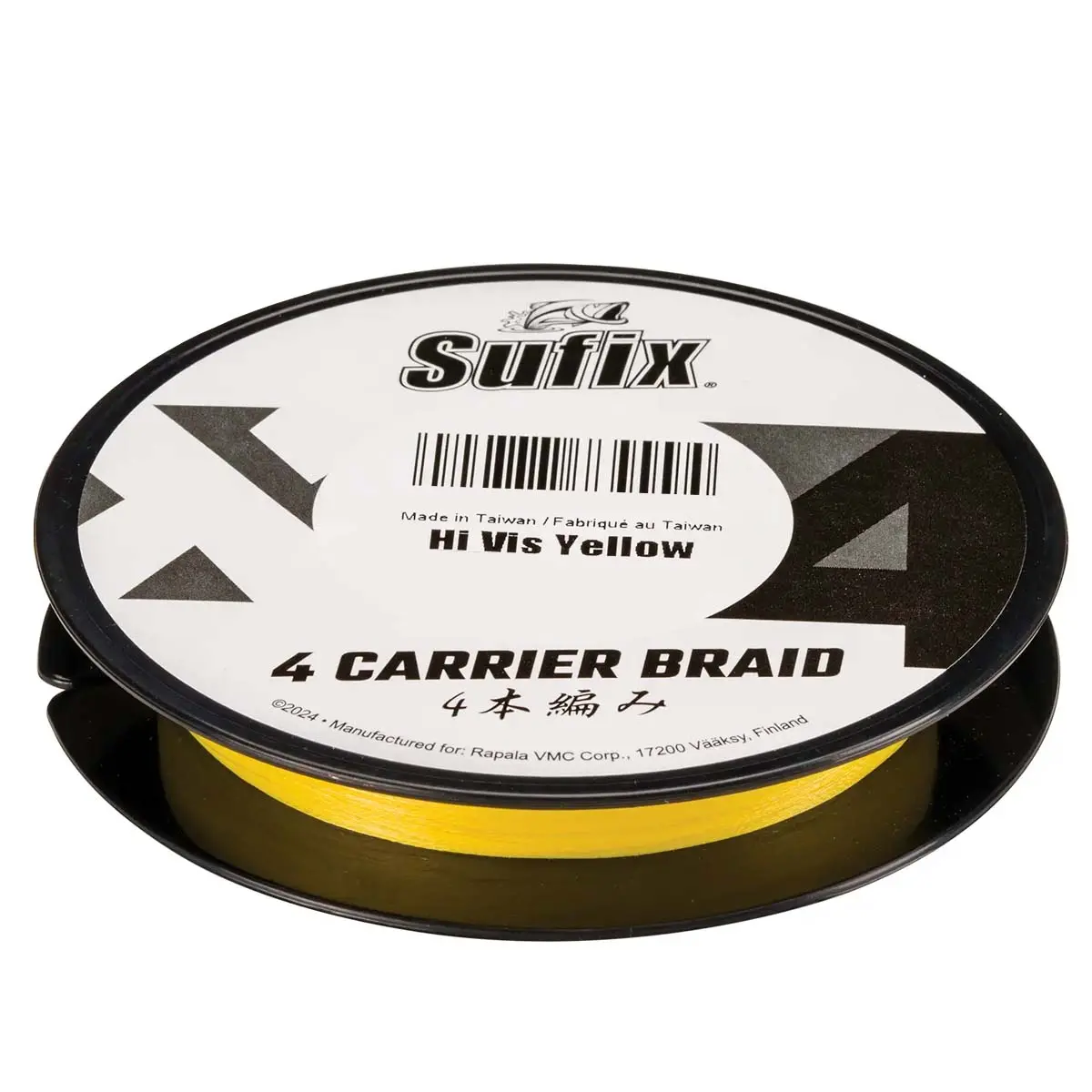 Linie Sufix X4 Flet Hi Vis Yellow 120m. - Fiskesnøre - 024777739994 - 0