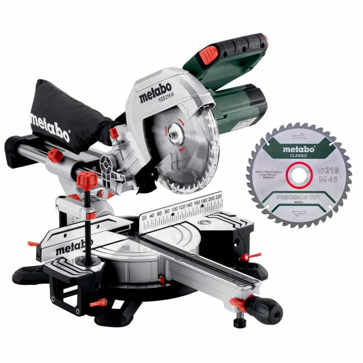 Metabo kap- och geringssåg KGS 216 M 1200 W - Geringssågar och bandsågar - 4061792225916 - 0