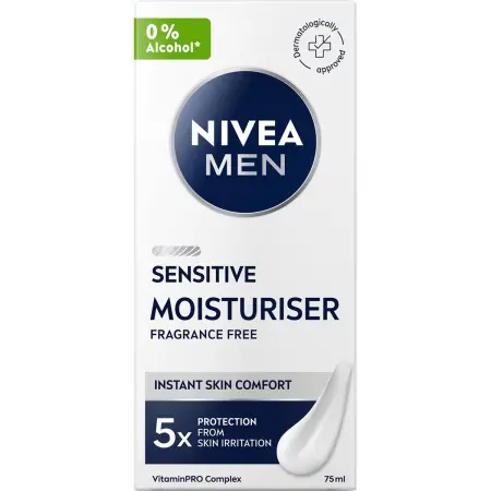 Nivea Men Sensitive Ansigtscreme 75ml - Ansigtspleje - 5025970023397 - 1
