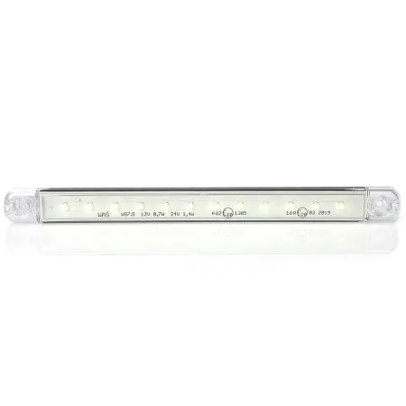 Kantljus led Klar 240x21x10mm 9V-36V - Positionsljus för släp - 5901323111754 - 0