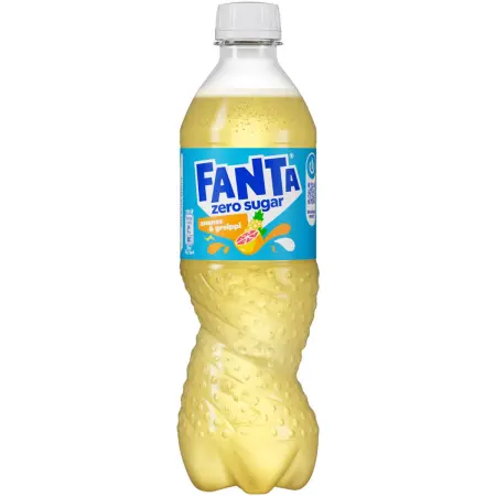 Fanta Zero Ananas & Grapefrukt 0,5L - Läsk och kolsyrade drycker - 6415600594684 - 0
