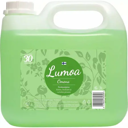 Flytande tvål Lumoa Äpple 3 l - Handtvål - 6419642360306 - 0