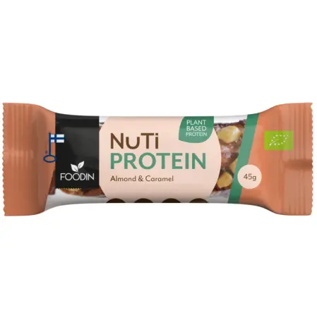 Nuti Protein Almond Caramel bar 45g -  - 6430048238600 - 0