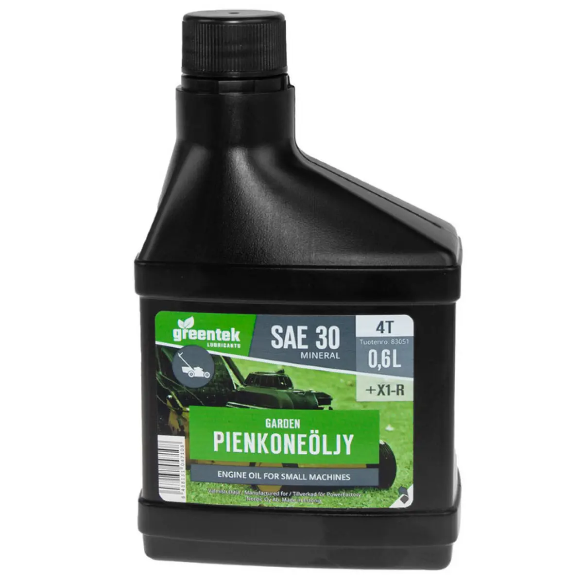 Gräsklipparolja Greentek SAE 30 0,6L - 4-taktsoljor - 6438131047108 - 0