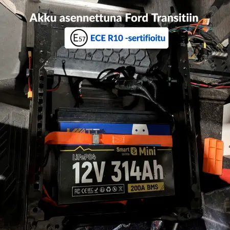 Lifepo4 314Ah 12V Självvärmande Bluetooth - LiFePO4-batterier - 6438471354348 - 1