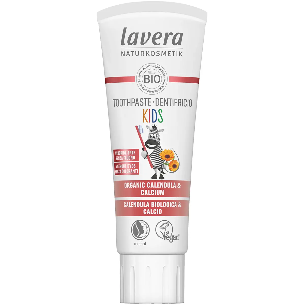 Lavera fluorfri tandkräm Kids 75 ml - Tandkräm - 4021457652396 - 0