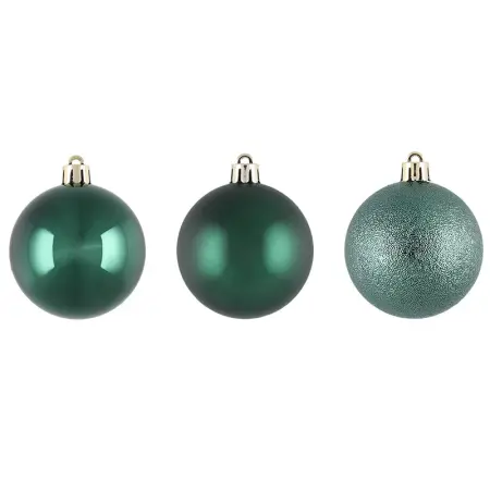 Julgranskulor 6cm 12st mörkblå mix - Julgransdekorationer - 6410416370248 - 0