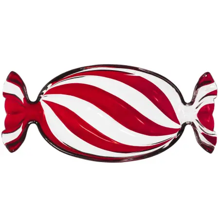 Tallrik Candy 24x10 cm glas - Julpynt - 6410416579931 - 0
