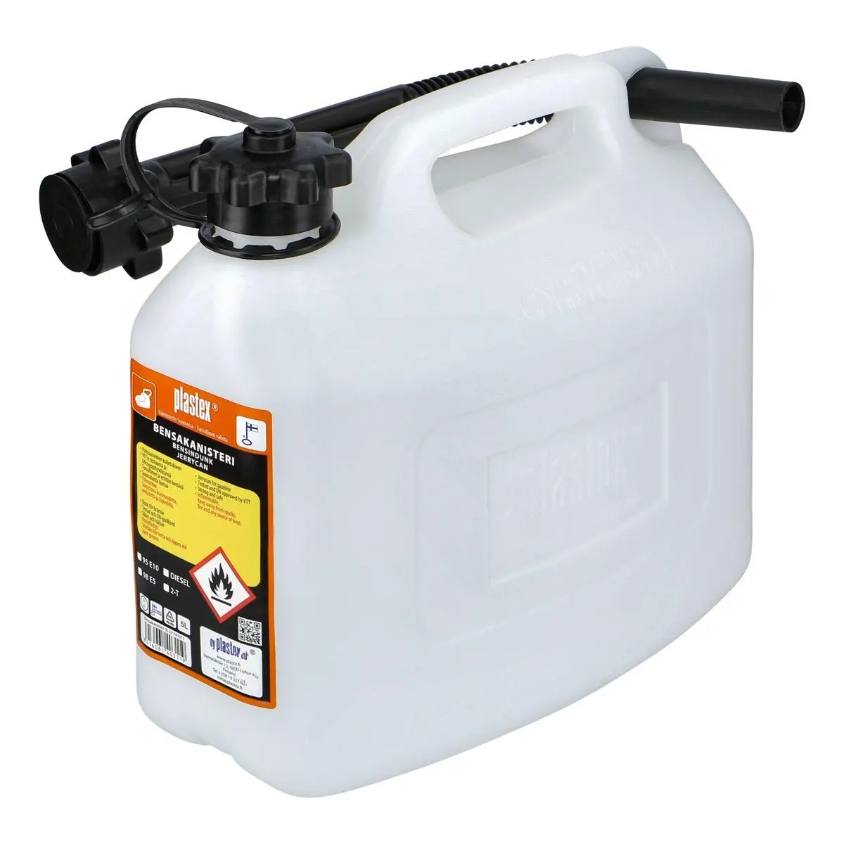 Bränsledunk Plastex 5 l transparent - Bränsledunkar och bränsletankar - 6416061403119 - 0