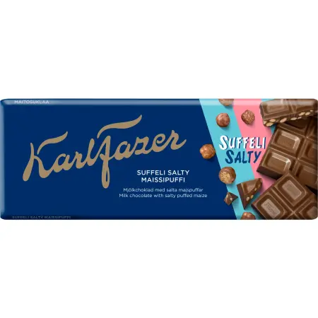 Karl Fazer Suffeli Salty Puff 160g - Slikposer - 6416453095199 - 0