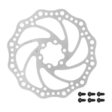 Bremseudluft til cykel 160mm 6-bolt - Cykel bremser - 6438131048518 - 0