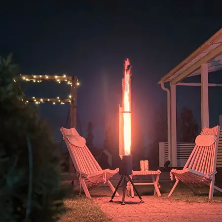 Pelletsvärmare Rocket 150 för uteplats - Terrassvärmare - 6438168120690 - 1