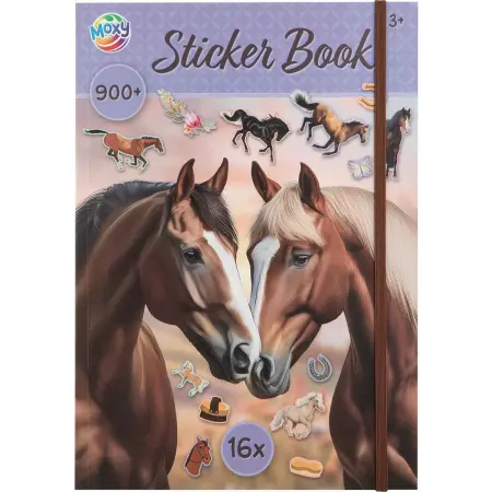 Klistermärkesbok Hästar A4 med över 900 stickers - Klistermärken, dekorationer och snören - 8715427170596 - 0