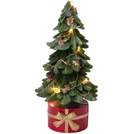 Dekorationsgran Xmas LED 27 cm - Bord stearinlys dekorationer - 8721037607384 - 0