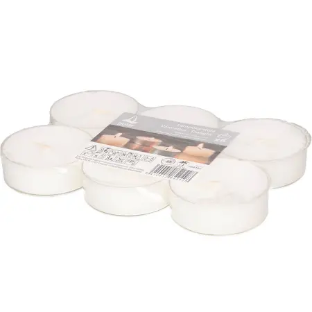 Varmelys Maxi hvid 8t 6stk. -  - 6410412842428 - 0