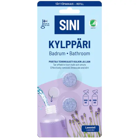 Sini badeværelsestabletter påfyldning 2pk - Rengøringsklude og svampe - 6423800070013 - 0